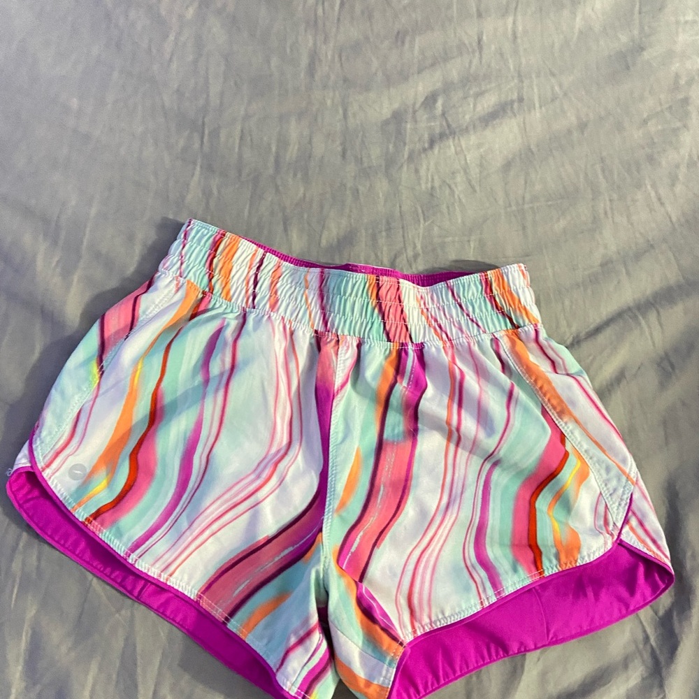 Colorful Striped Women's Shorts